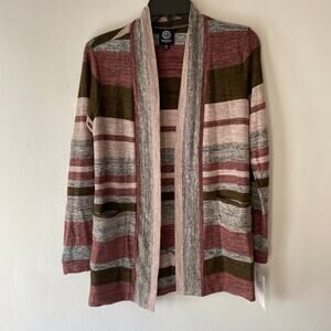 Bobeau‎ Long sleeve Open Front Cardigan Sweater SZ XS NWT Career Casual Work